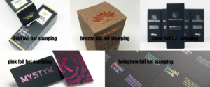 foil hot stamping effect