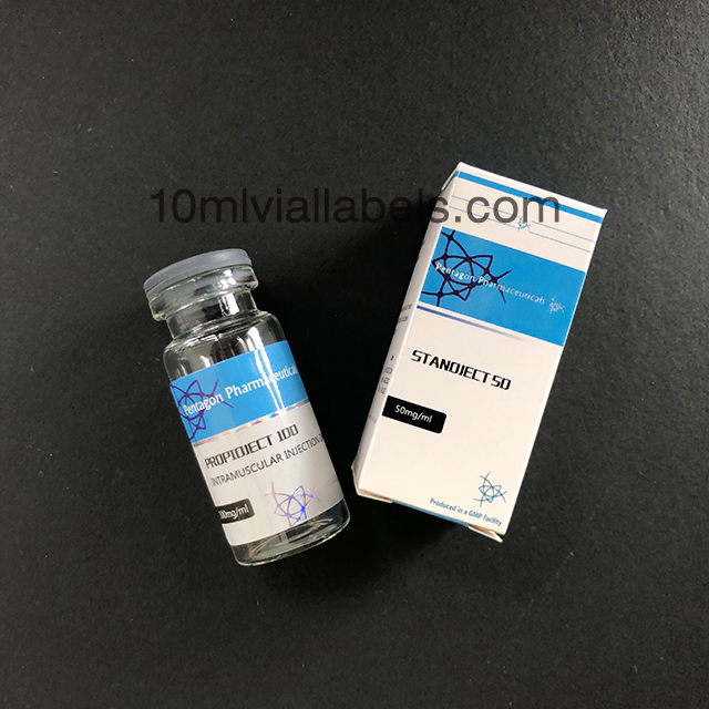 laser vial labels and boxes
