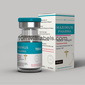 maxiums pharma vial labels